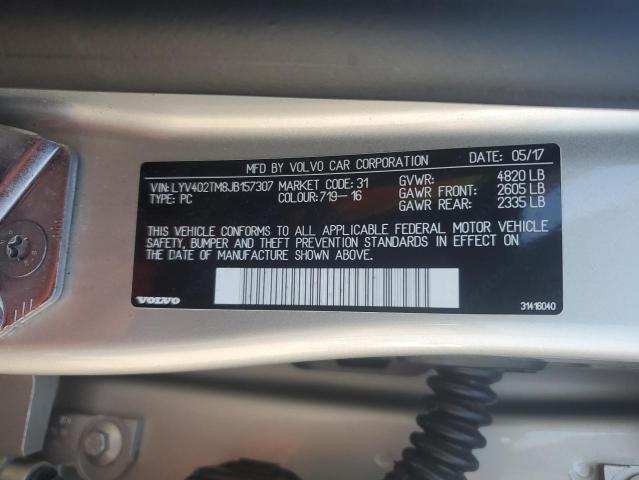 2018 VOLVO S60 PLATIN LYV402TM8JB157307