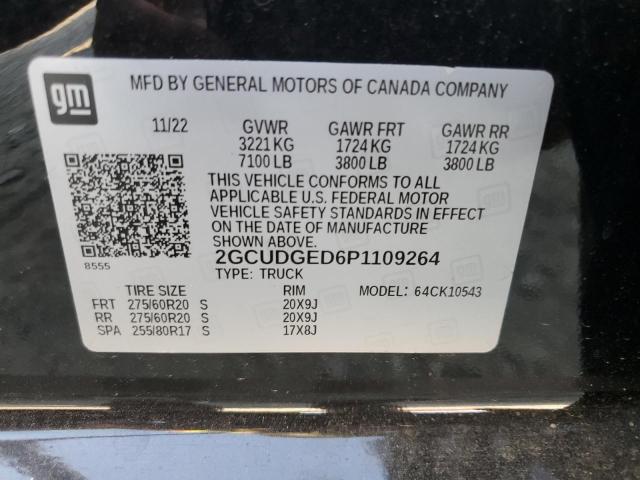 2023 CHEVROLET SILVERADO K1500 LTZ 2GCUDGED6P1109264