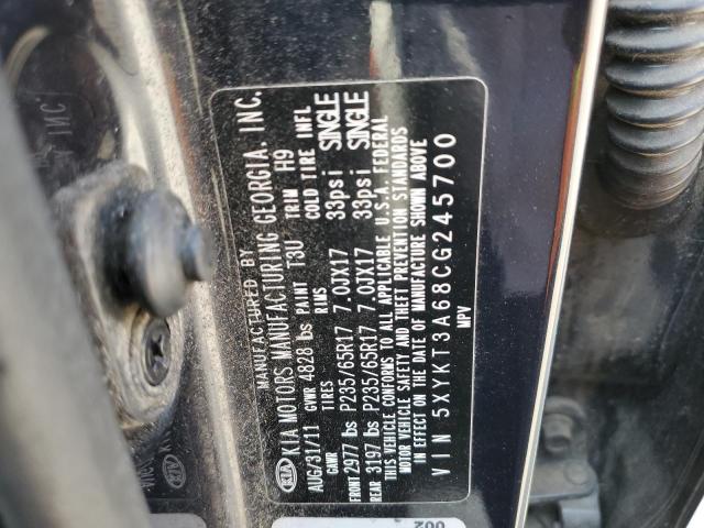 2012 KIA SORENTO BA - 5XYKT3A68CG245700