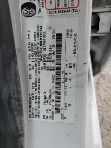 2019 FORD FIESTA SE 3FADP4EJ8KM115134