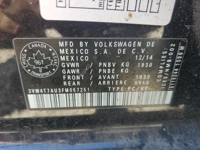 2015 VOLKSWAGEN GTI 3VW4T7AU3FM057251