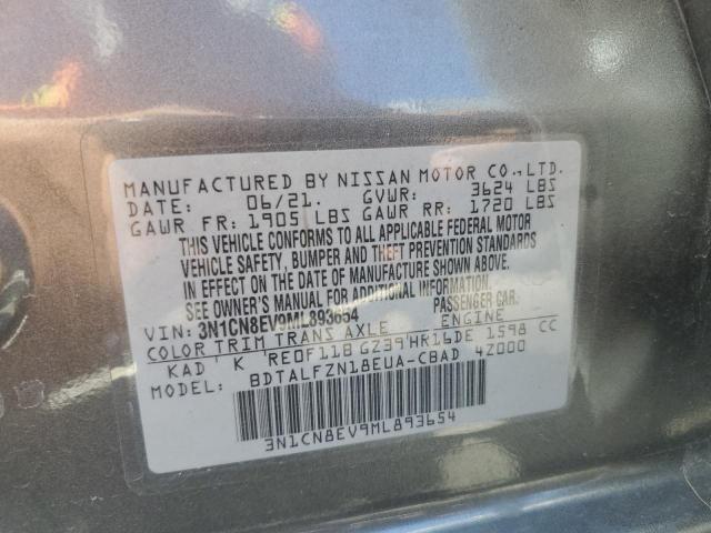 2021 NISSAN VERSA SV 3N1CN8EV9ML893654