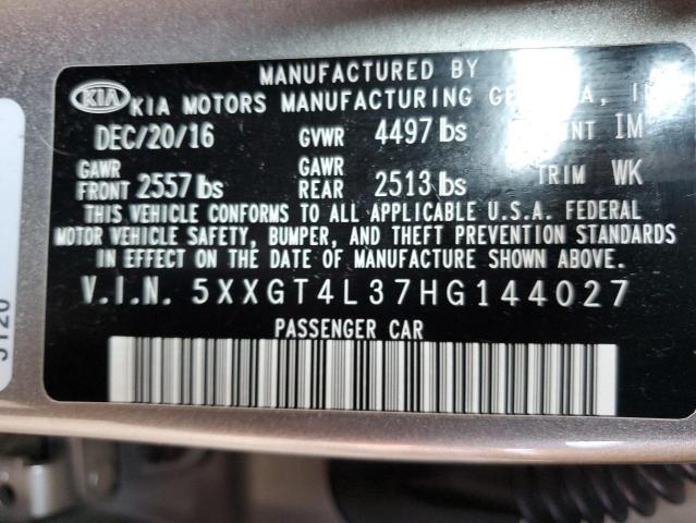 2017 KIA OPTIMA LX 5XXGT4L37HG144027