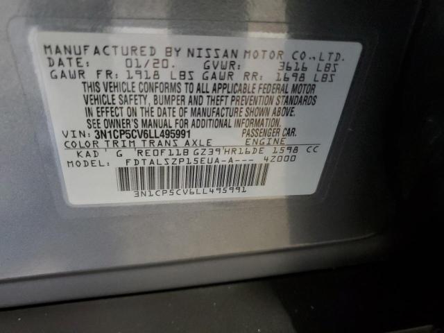 2020 NISSAN KICKS SV - 3N1CP5CV6LL495991