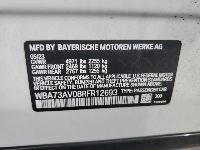 2024 BMW 430XI GRAN WBA73AV08RFR12693