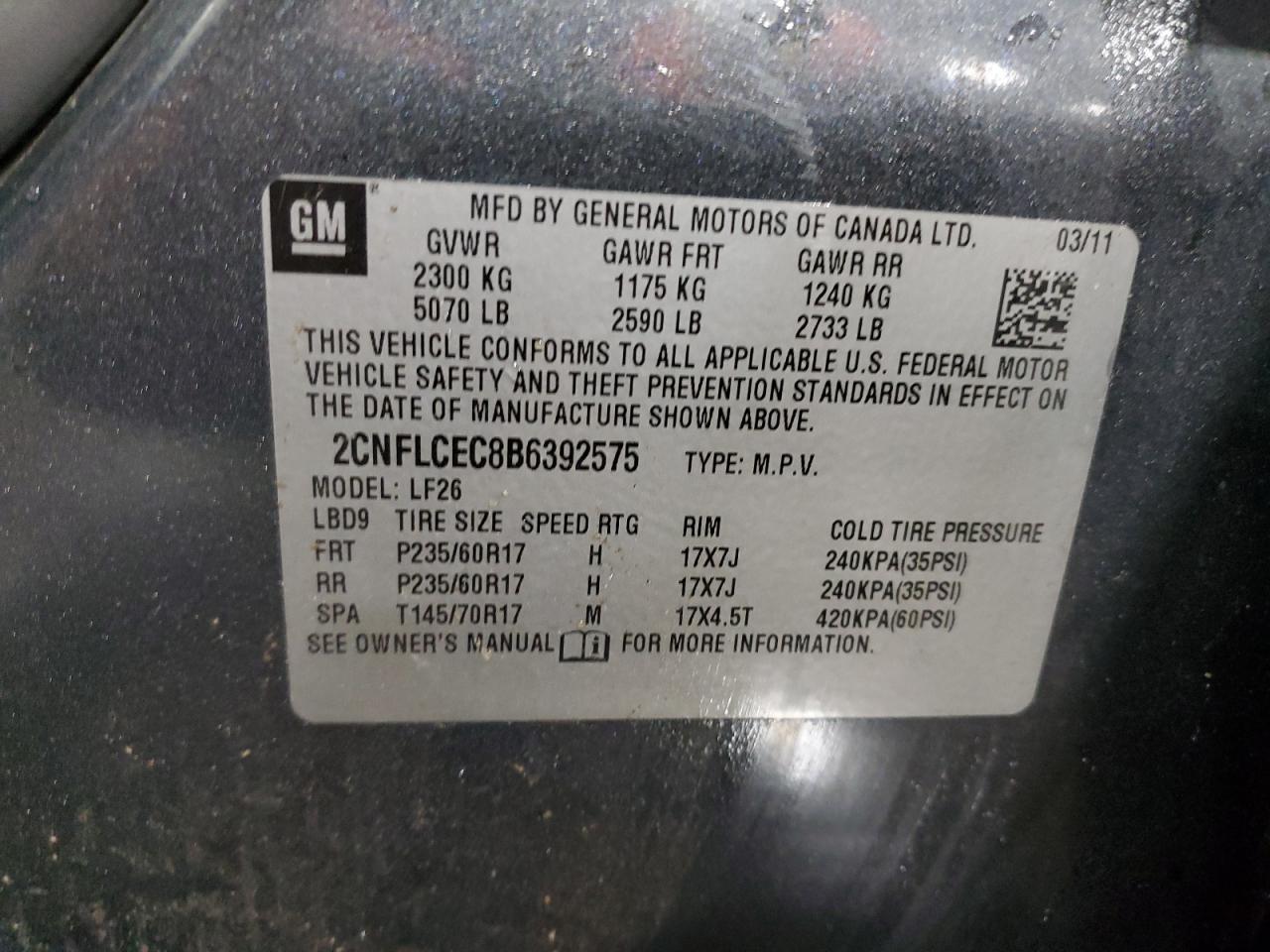 CHEVROLET EQUINOX LS