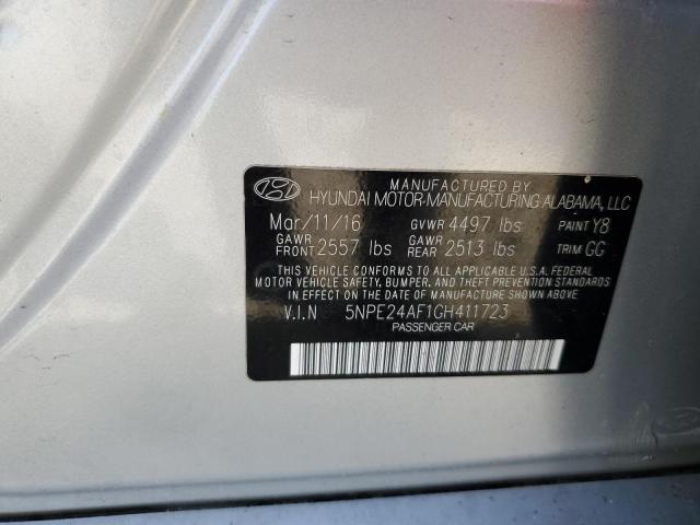 2016 HYUNDAI SONATA SE 5NPE24AF1GH411723
