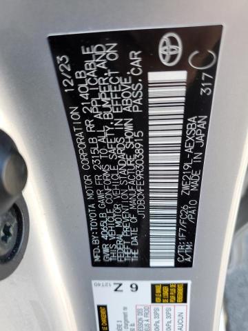 2024 TOYOTA COROLLA LE #3304501521