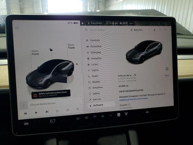 2023 TESLA MODEL 3 5YJ3E1EB4PF633790