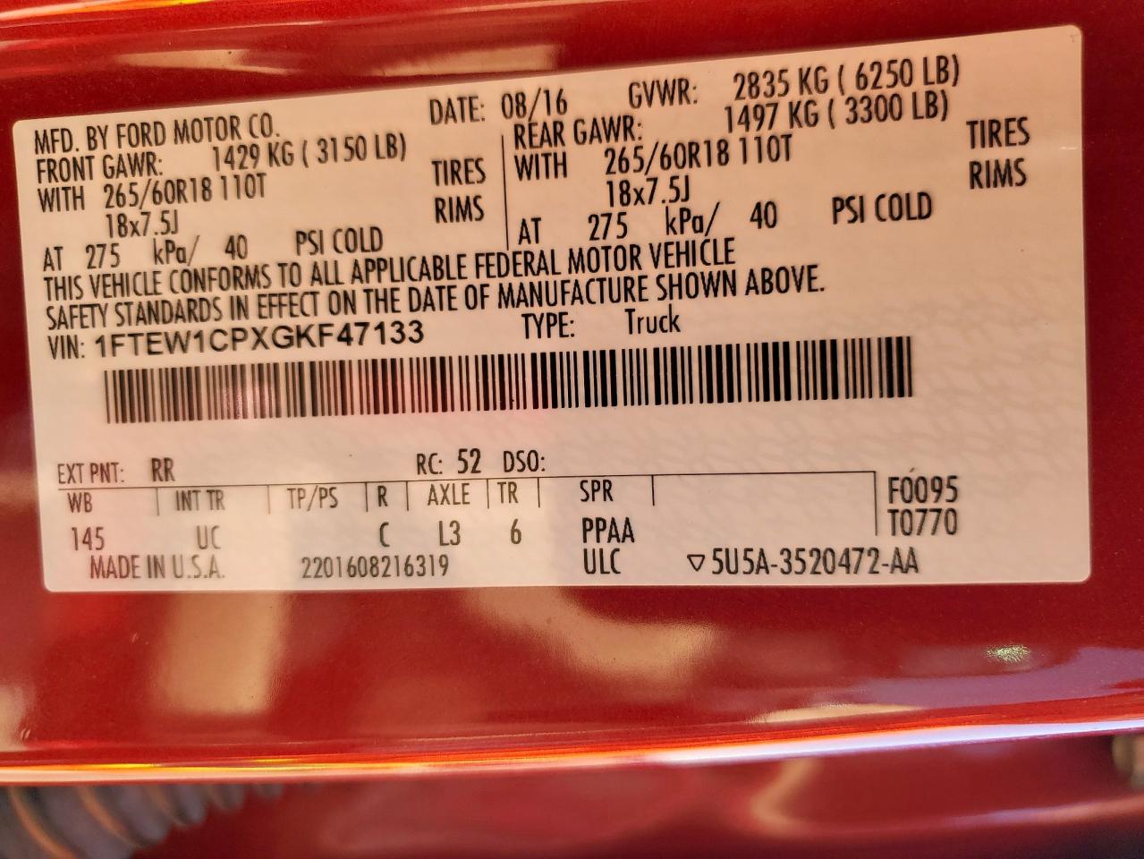 FORD F-150 SUPERCREW