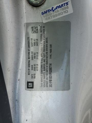 2015 CHEVROLET CAMARO 2G1FB1E31F9288714