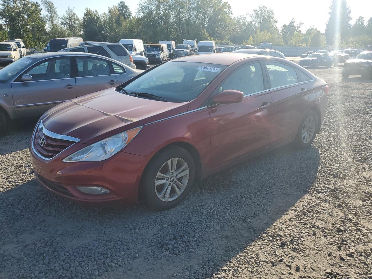 Lot #3246750835 2013 HYUNDAI SONATA GLS