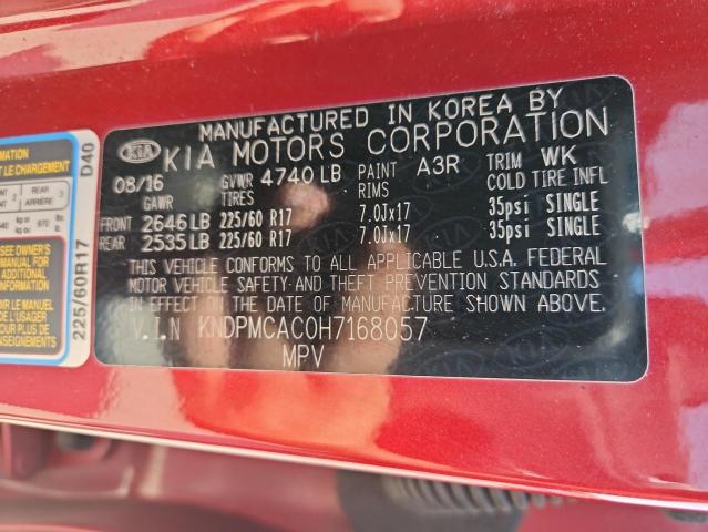 2017 KIA SPORTAGE L KNDPMCAC0H7168057