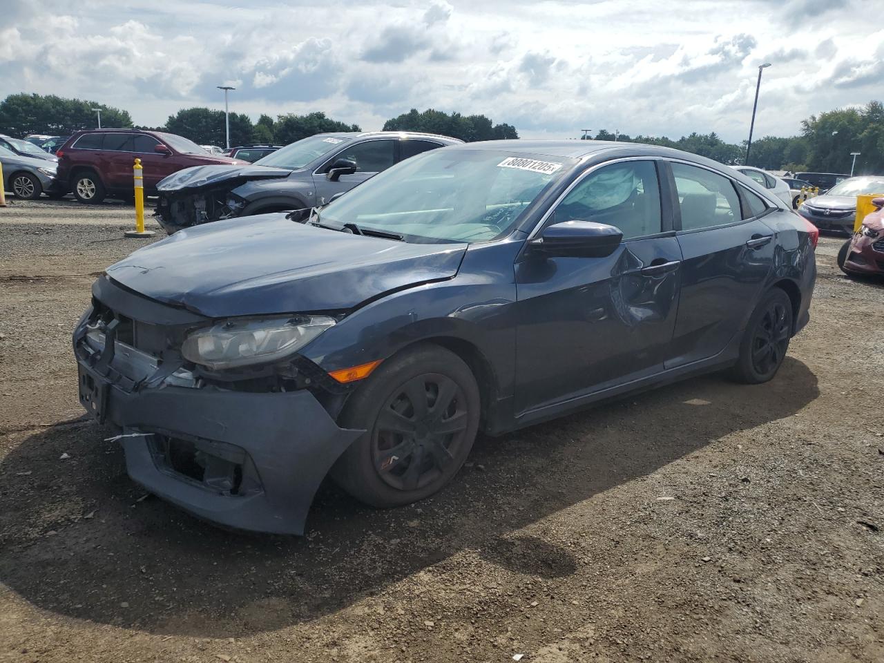 Lot #3240105482 2017 HONDA CIVIC LX