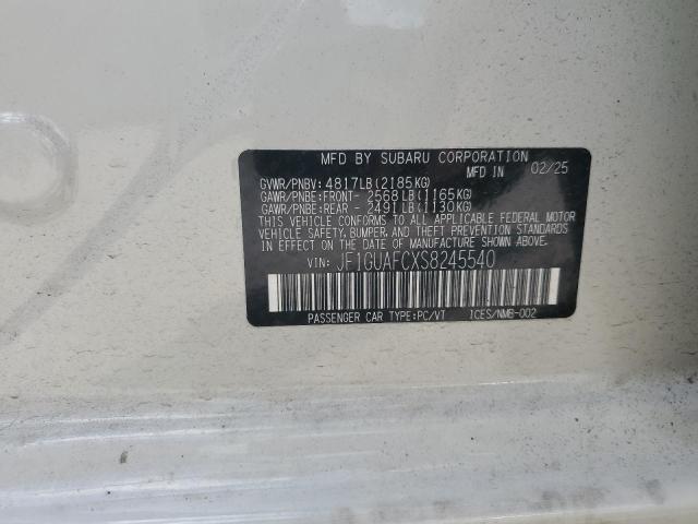 2025 SUBARU IMPREZA SP JF1GUAFCXS8245540