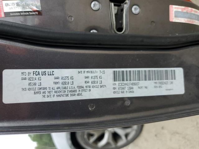 2015 DODGE CHARGER SXT 2C3CDXHG1FH896037