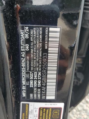 2025 MERCEDES-BENZ C 300 W1KAF4GB8SR250933