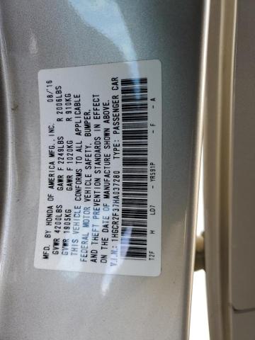 2017 HONDA ACCORD LX - 1HGCR2F37HA037280