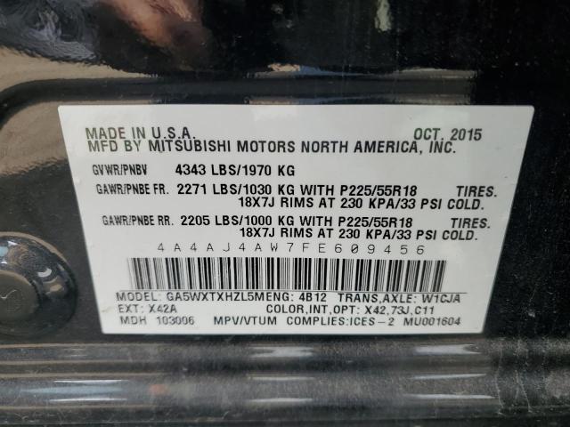 2015 MITSUBISHI RVR GT 4A4AJ4AW7FE609456