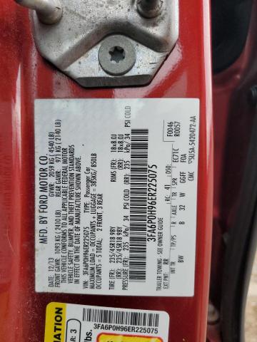 2014 FORD FUSION SE - 3FA6P0H96ER225075