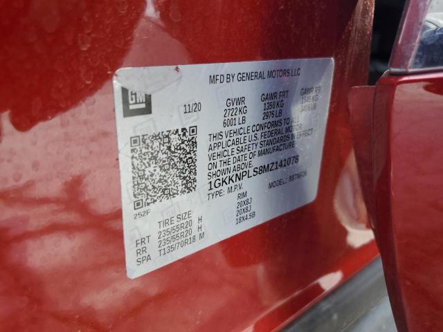 2021 GMC ACADIA DEN 1GKKNPLS8MZ141078
