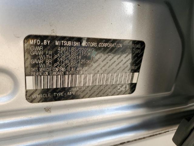 2020 MITSUBISHI OUTLANDER JA4AZ3A37LJ001515