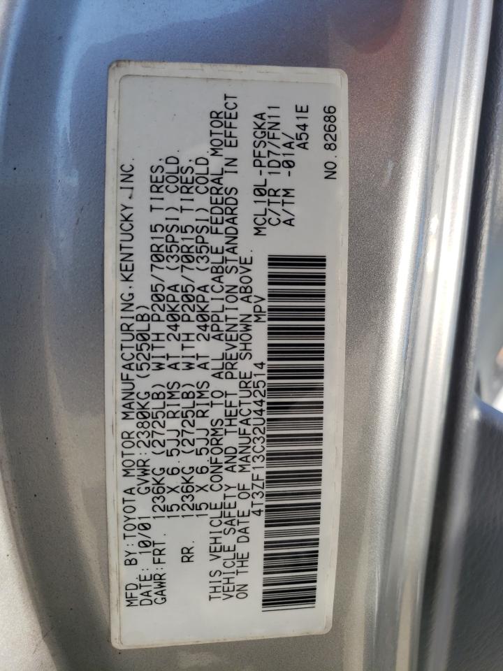 Lot #3302866905 2002 TOYOTA SIENNA LE