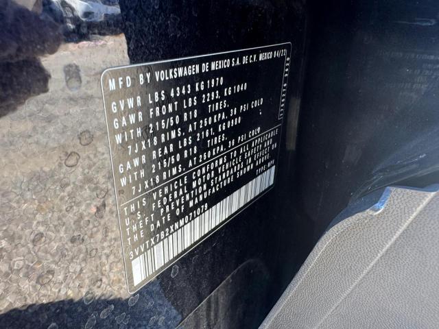 2022 VOLKSWAGEN TAOS SE 3VVTX7B2XNM071079