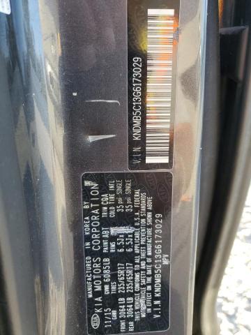 2016 KIA SEDONA LX KNDMB5C13G6173029