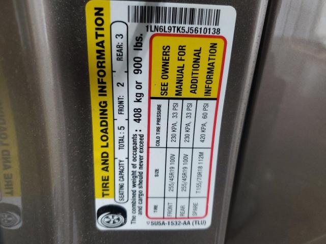 2018 LINCOLN CONTINENTA 1LN6L9TK5J5610138