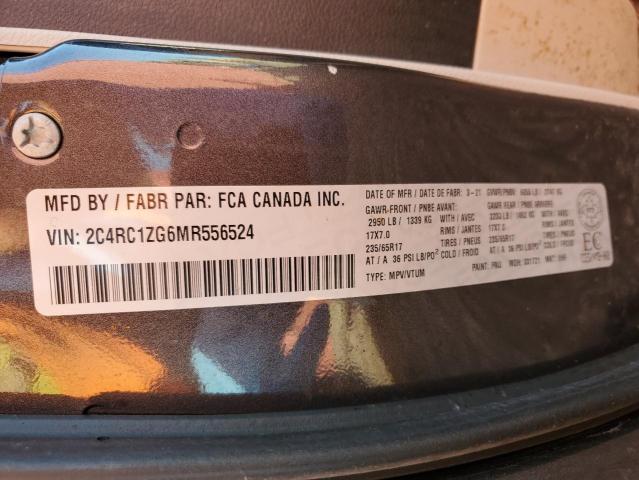 2021 CHRYSLER GRAND CARAVAN SXT 2C4RC1ZG6MR556524