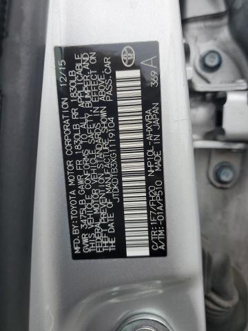 2016 TOYOTA PRIUS C JTDKDTB3XG1119104