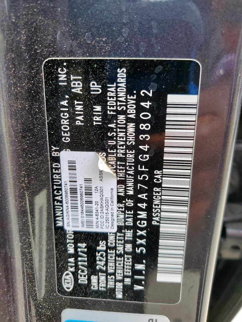 2015 KIA OPTIMA LX - 5XXGM4A75FG438042