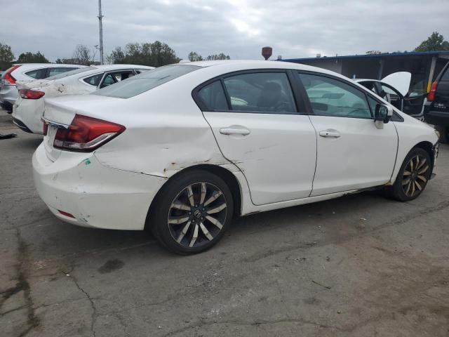 HOND CIVIC EXL 2014 white sedan 4d gas 19XFB2F92EE272442 photo #4