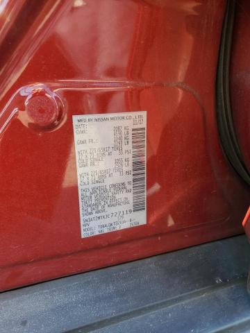 2018 NISSAN ROGUE S 5N1AT2MTXJC727119