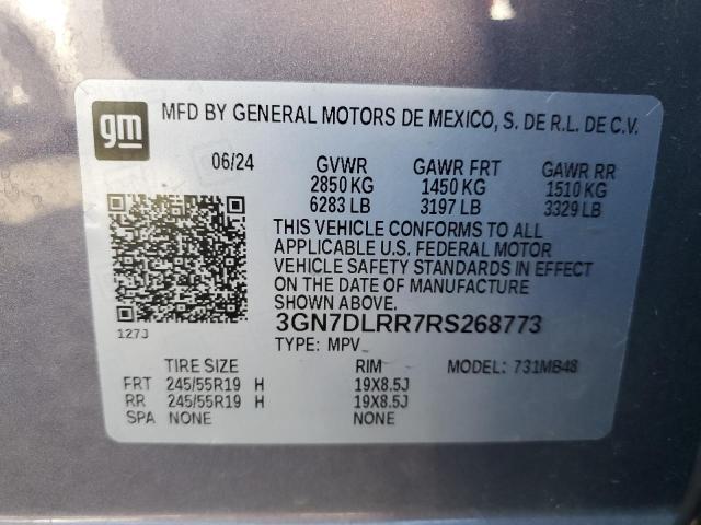 2024 CHEVROLET EQUINOX 2LT 3GN7DLRR7RS268773