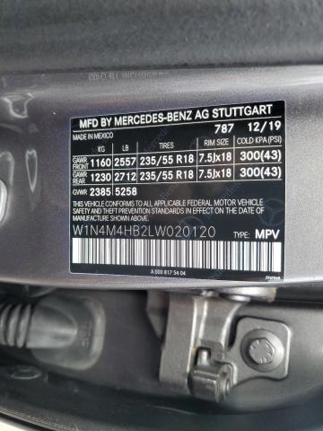 2020 MERCEDES-BENZ GLB 250 4MATIC W1N4M4HB2LW020120