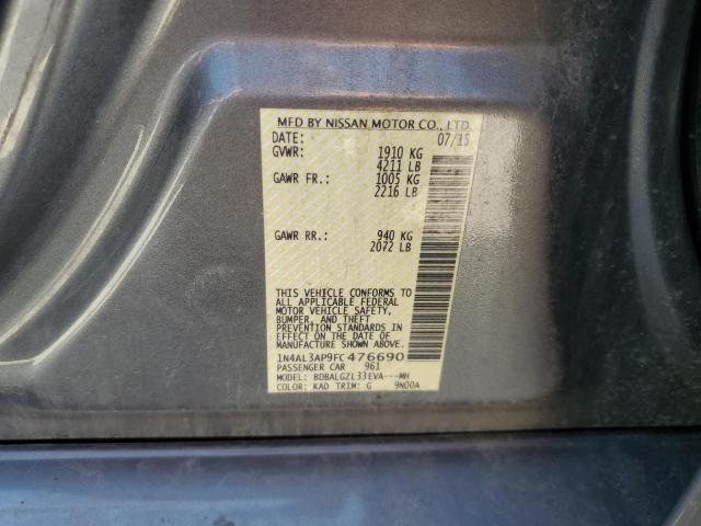 2015 NISSAN ALTIMA 2.5 1N4AL3AP9FC476690