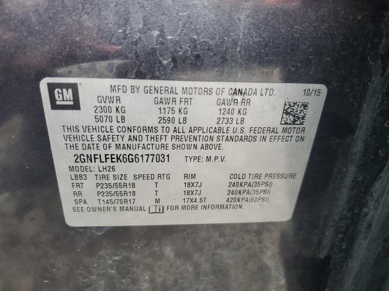 CHEVROLET EQUINOX LT