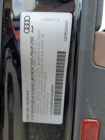 2019 AUDI A4 PREMIUM - WAUGMAF42KA005844