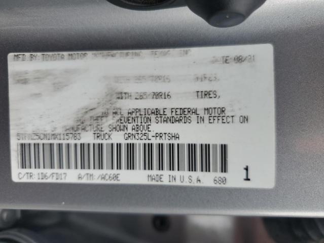 2021 TOYOTA TACOMA DOU #3296992860