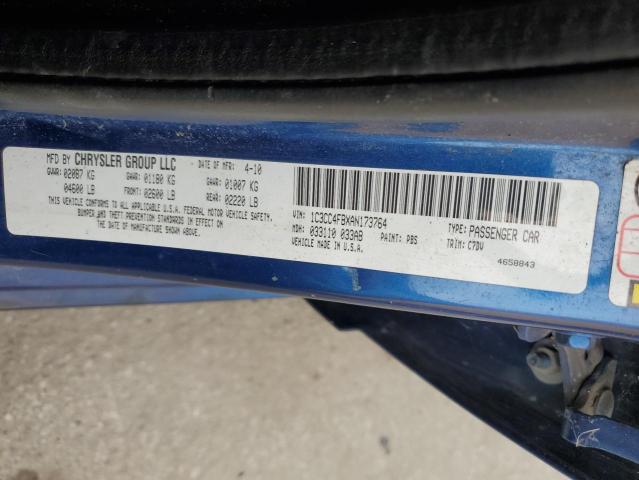 2010 CHRYSLER SEBRING TO - 1C3CC4FBXAN173764