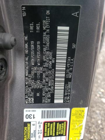 2015 TOYOTA SIENNA SPO 5TDXK3DC8FS545464