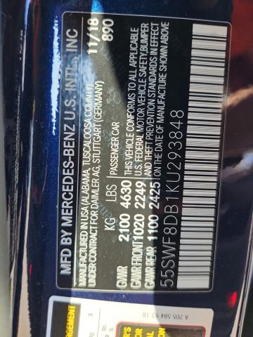 2019 MERCEDES-BENZ C 300 55SWF8DB1KU293848