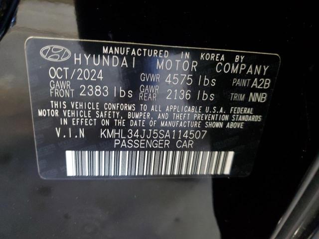 2025 HYUNDAI SONATA HYBRID KMHL34JJ5SA114507