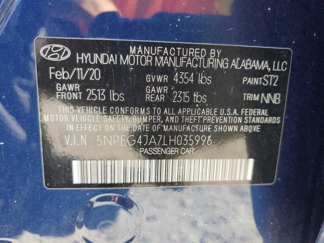 2020 HYUNDAI SONATA SE - 5NPEG4JA7LH035996