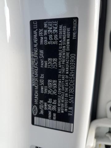 2024 HYUNDAI SANTA CRUZ 5NTJBDDE5RH103900