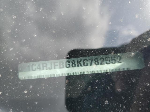 2019 JEEP GRAND CHER - 1C4RJFBG8KC782552