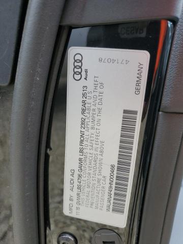2017 AUDI A4 PREMIUM WAUANAF49HN000466