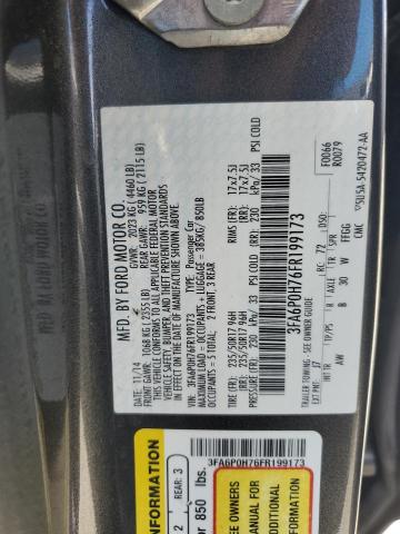 2015 FORD FUSION SE 3FA6P0H76FR199173